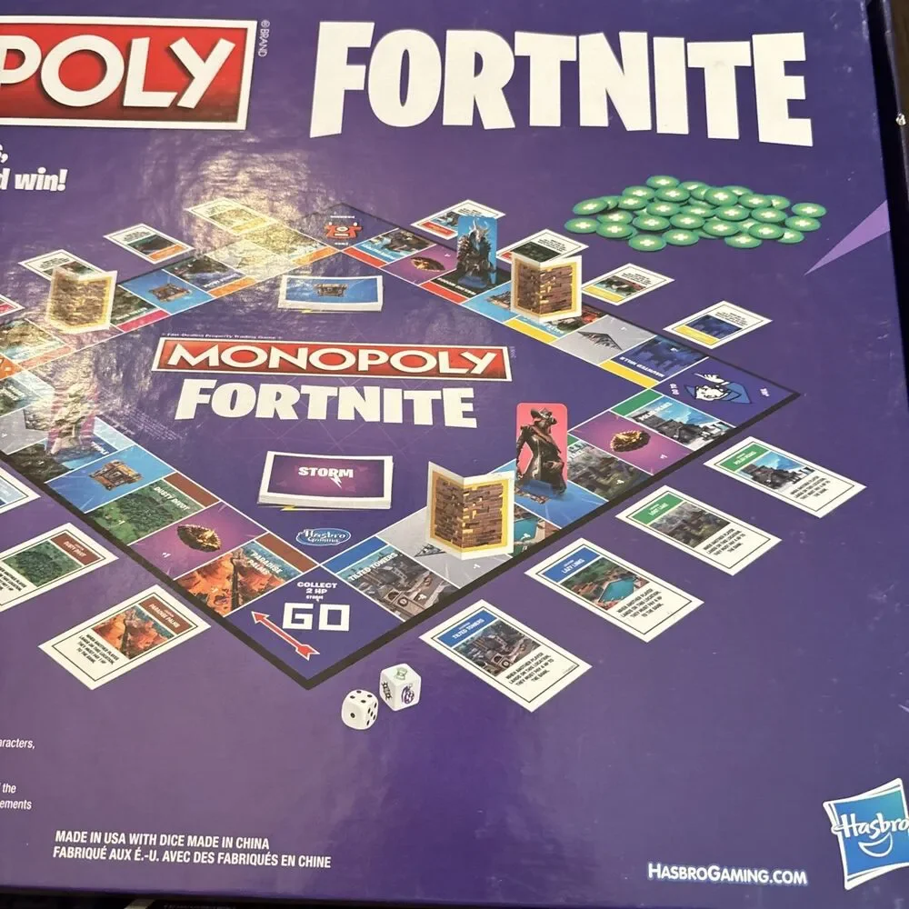 Monopoly Fortnite Board Game - Hasbro 2019 Box Set